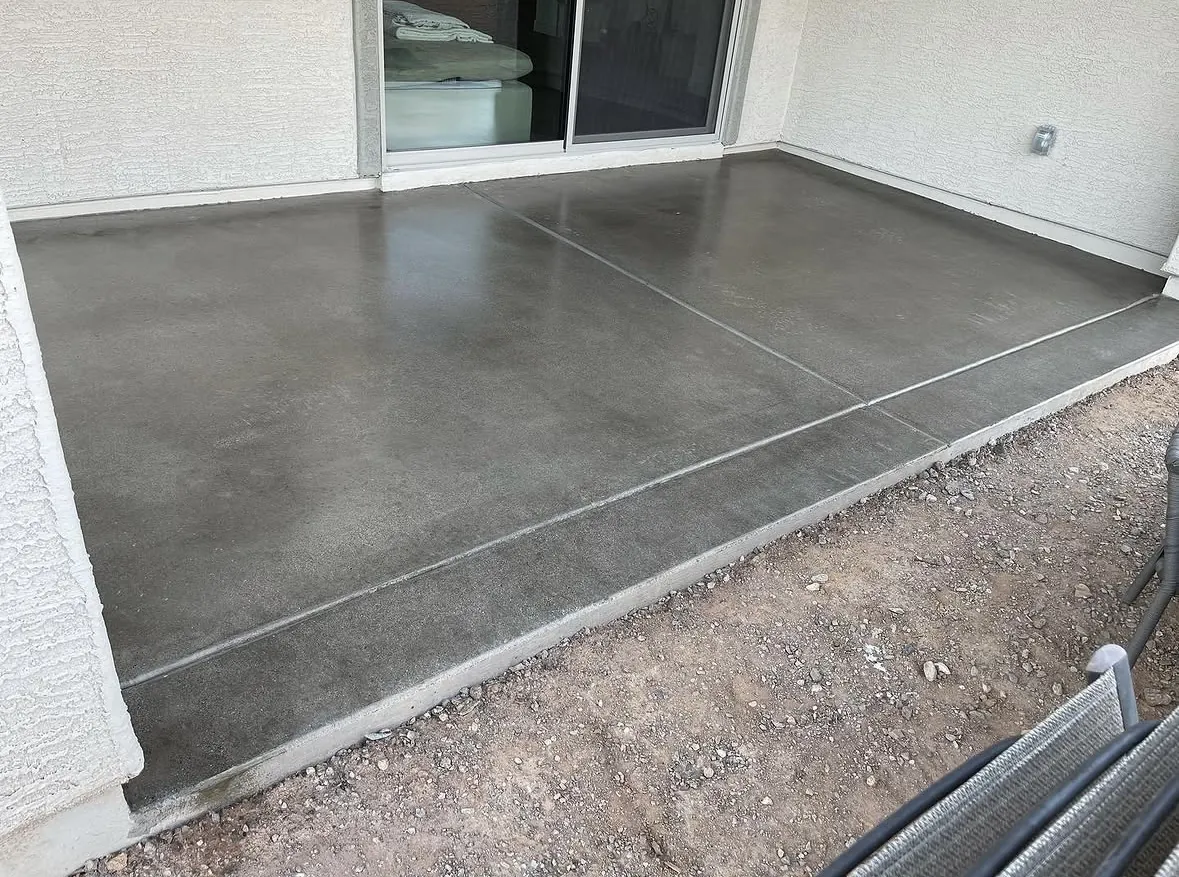 Acre grind and seal patio in Coachella